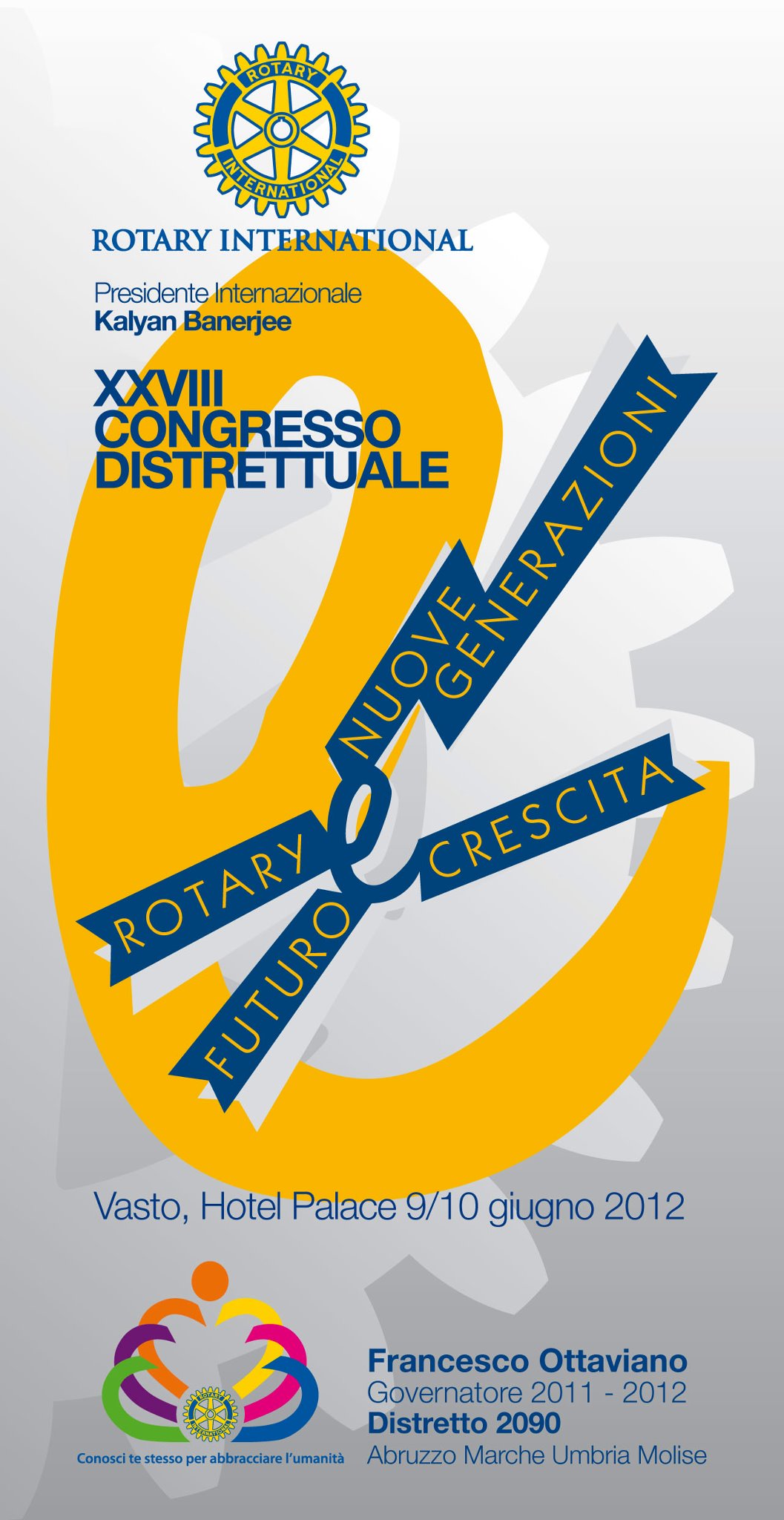 XXVIII CONGRESSO DISTRETTUALE   “Rotary , Nuove Generazioni , Futuro  e  Crescita”