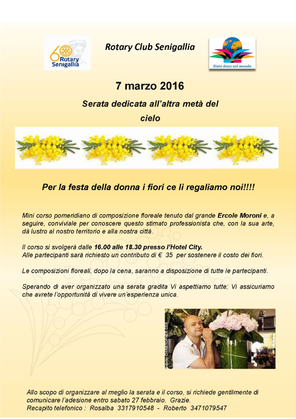 Mini corso di composizione floreale con Ercole Moroni