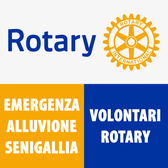 logo volontari rotary alluvione senigallia